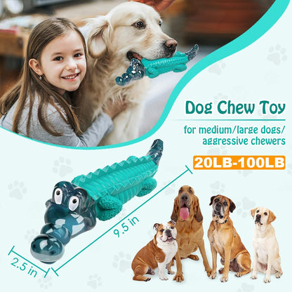 Dog Toys for Aggresive Chewers - Tough,Indestructible Dog Toys for Large